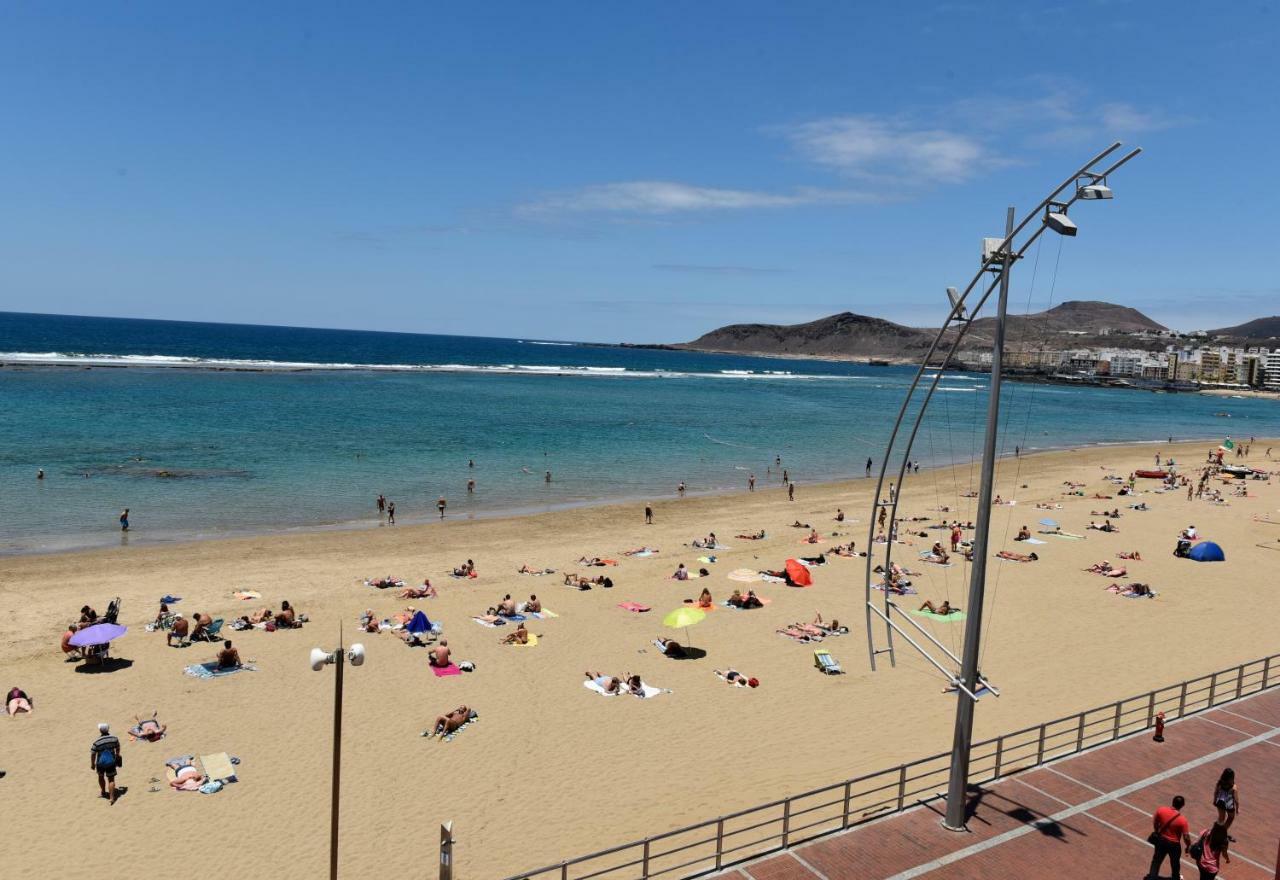 לאס פאלמס דה גראן קנאריה Apartamento Primera Linea Playa De Las Canteras מראה חיצוני תמונה